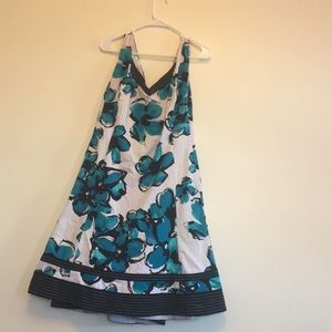 Cute blue floral party dress